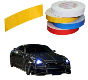 Motorcycle Car Automotive Reflective Tape Car Vehicle Reflective Decals Yellow
