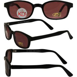 Original KD's Biker Sunglasses with Rose Colored Lenses