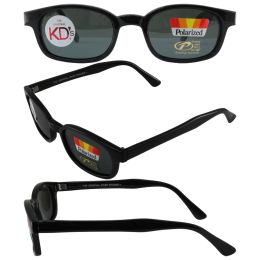 Original KD's Biker Sunglasses with Polarized Smoke Lenses